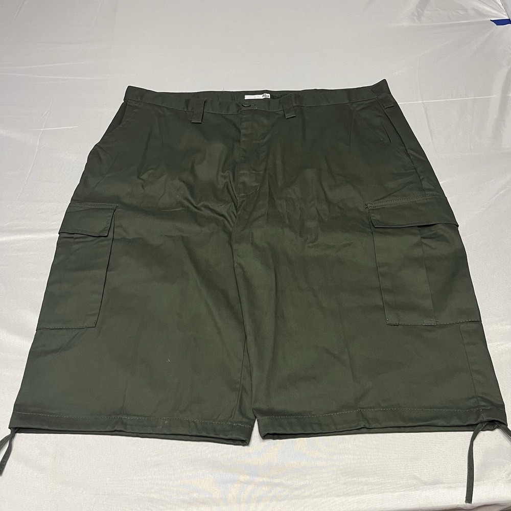 Y2K Regal Wear Cargo Shorts Mens 44 Olive Green BDU Baggy Military Streetwear